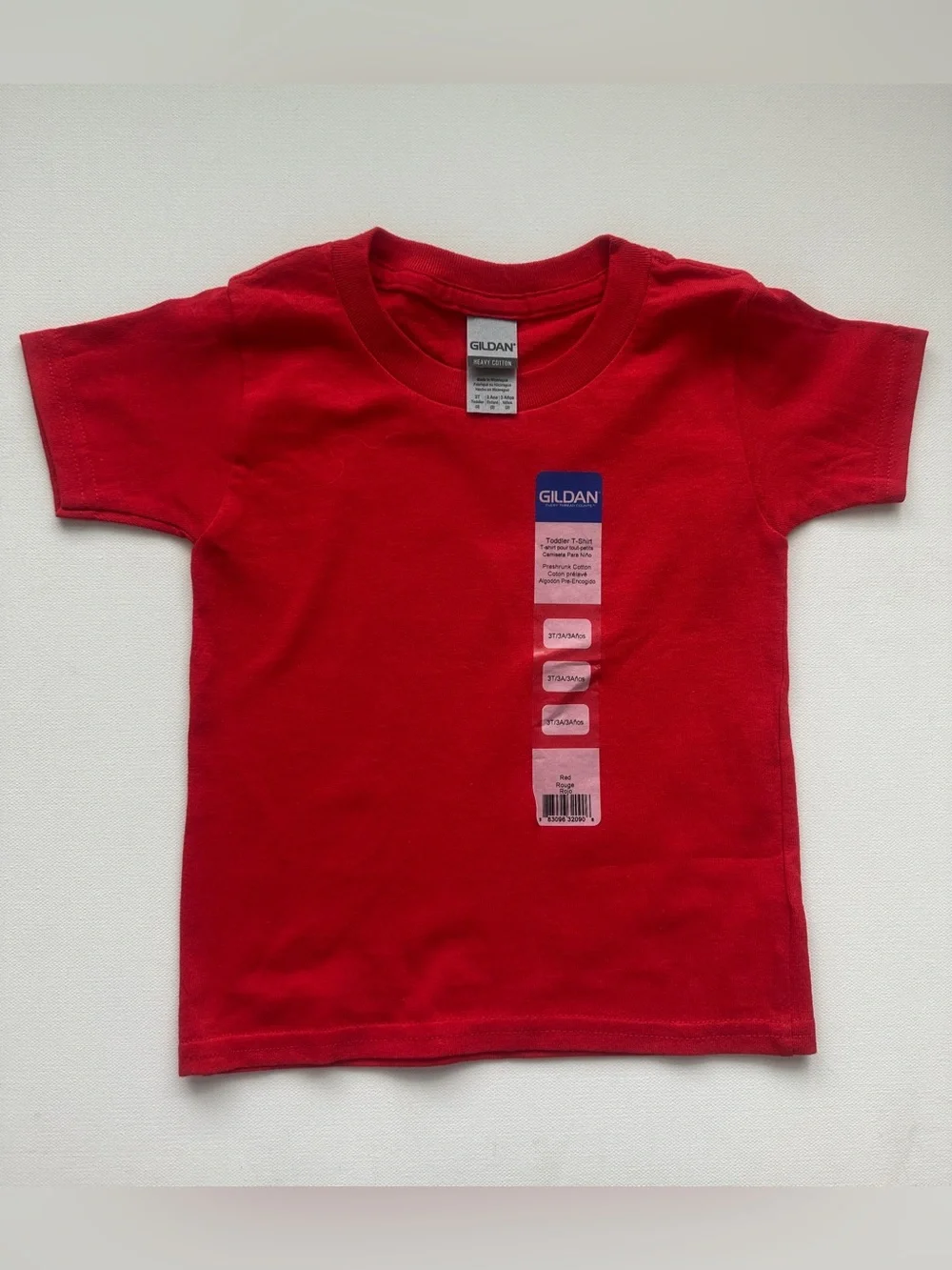 Gildan Red girl’s 2 Short Sleeve Tee. Cat & Jack pants. Size 3T.